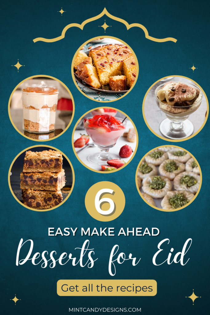 6 easy make ahead desserts for Eid