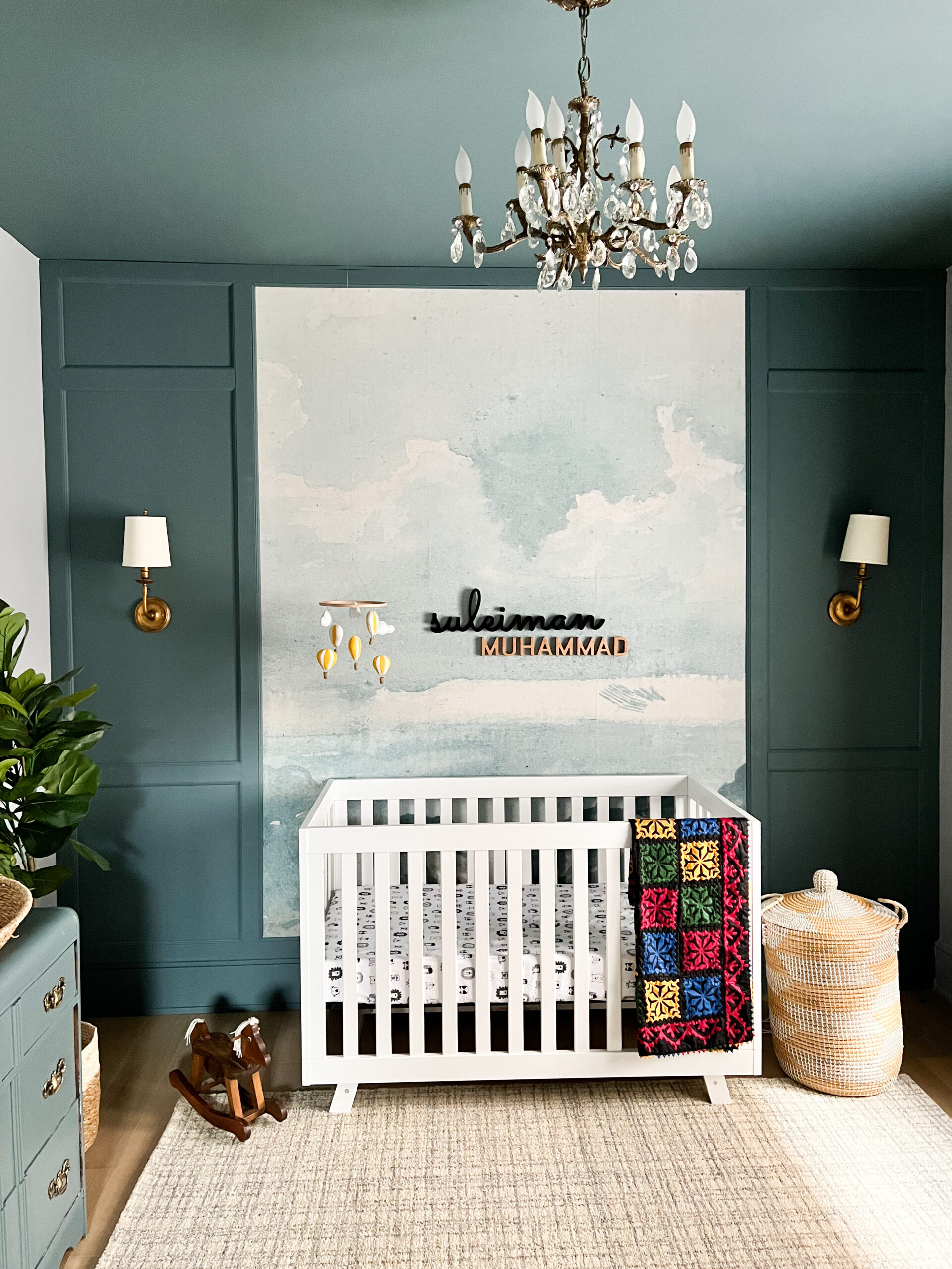 Bedroom Reveal: DIY Wallpaper Accent Wall - YesMissy
